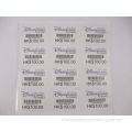 Custom Printed Consecutive Barcode label, adhesive barcode label